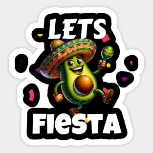 lets fiesta avocado salsa Sticker